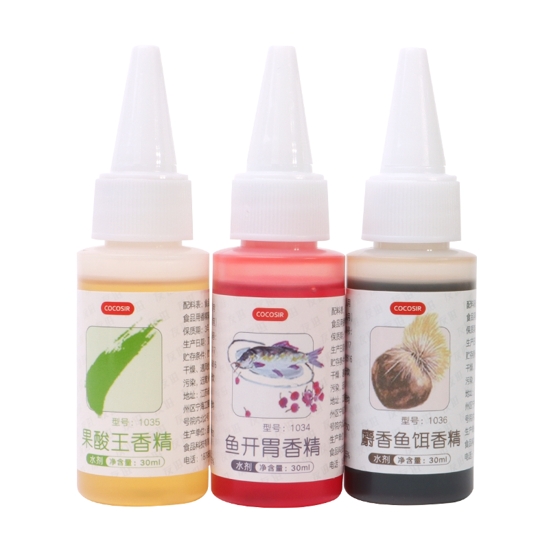 钓鱼香精 麝香鱼饵能量果酸大麦红薯甜玉米什锦水果麦香芒果杏仁