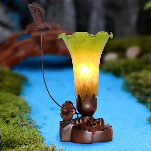 吹制牵牛花帝凡尼欧式风小夜灯