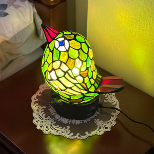 愤怒 新奇创意趣味可爱创意温馨生日礼物艺术床头小夜灯 小鸟儿