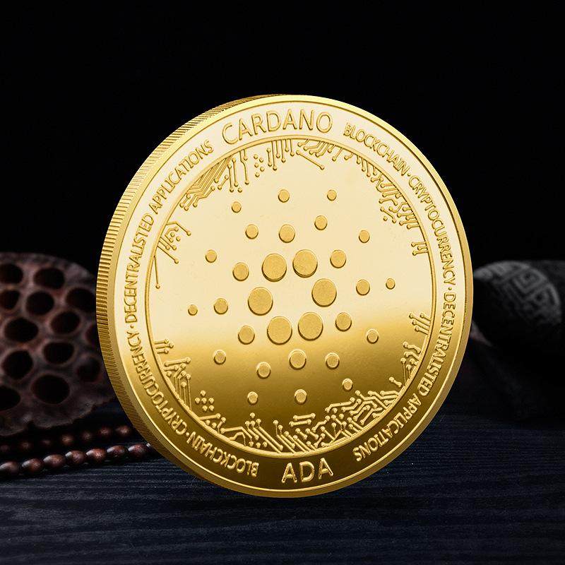 艾达币ADA创意硬币收藏礼品数字金属纪念币送礼金币银币工艺品