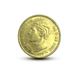 西班牙仿古1877复古硬币把玩金属贴打火机贴玩具创意欧式复古铜币