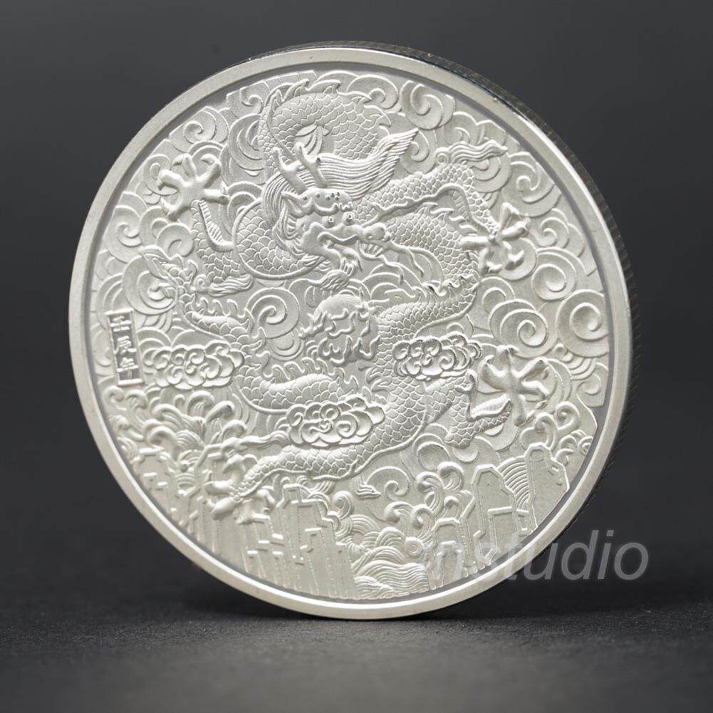 十二生肖龙纪念章中国龙纪念品收藏品千禧龙年硬币银币收藏礼品