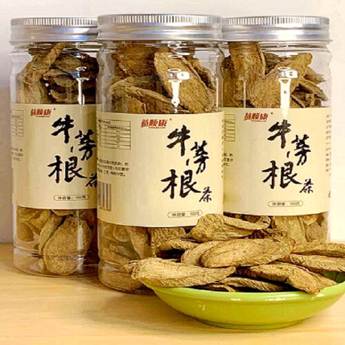 牛蒡根茶罐装管理身材