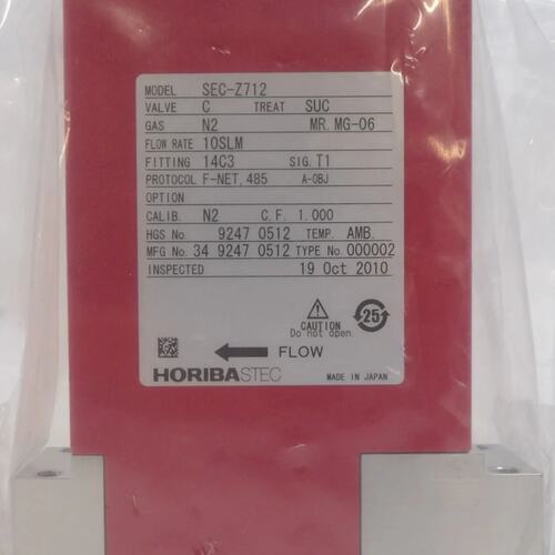 EC-Z712 质量流量控制器 MFC 10SLM N2 气体流量计 半导体/修或换