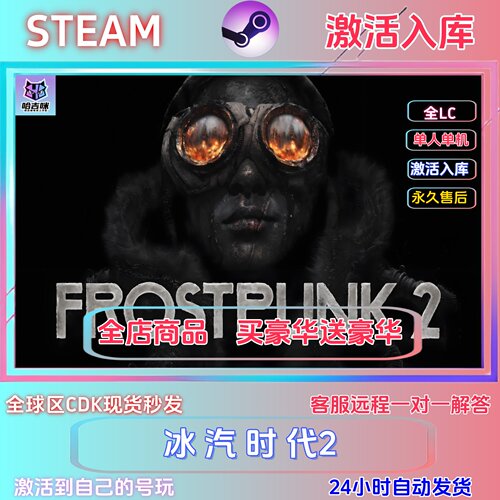 STEAM正版冰汽时代激活码国区