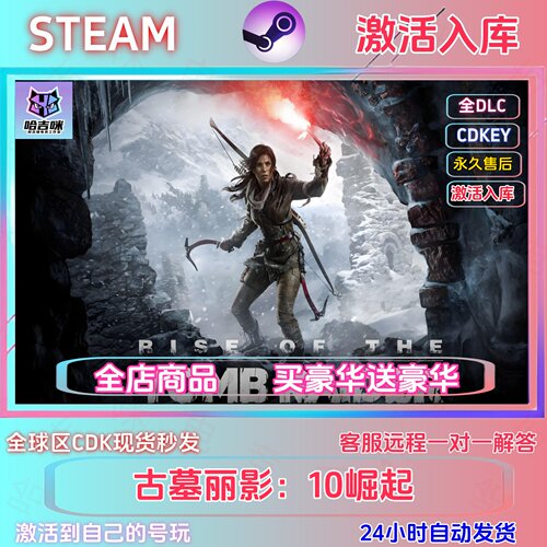 steam游戏古墓丽影10崛起激活码