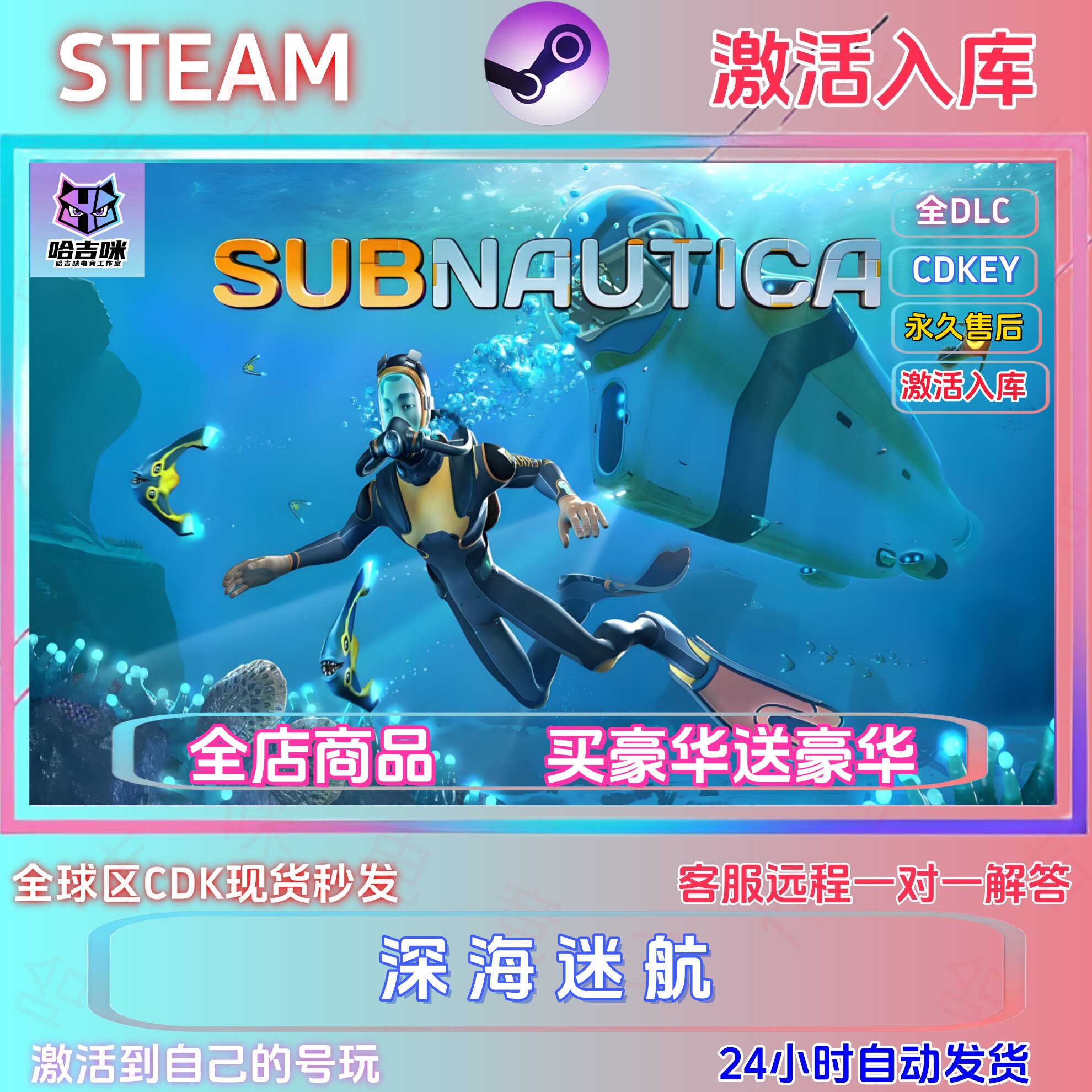 STEAM正版深海迷航激活码cdk国区