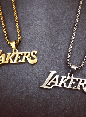 lakers詹姆斯科比湖人不掉色吊坠