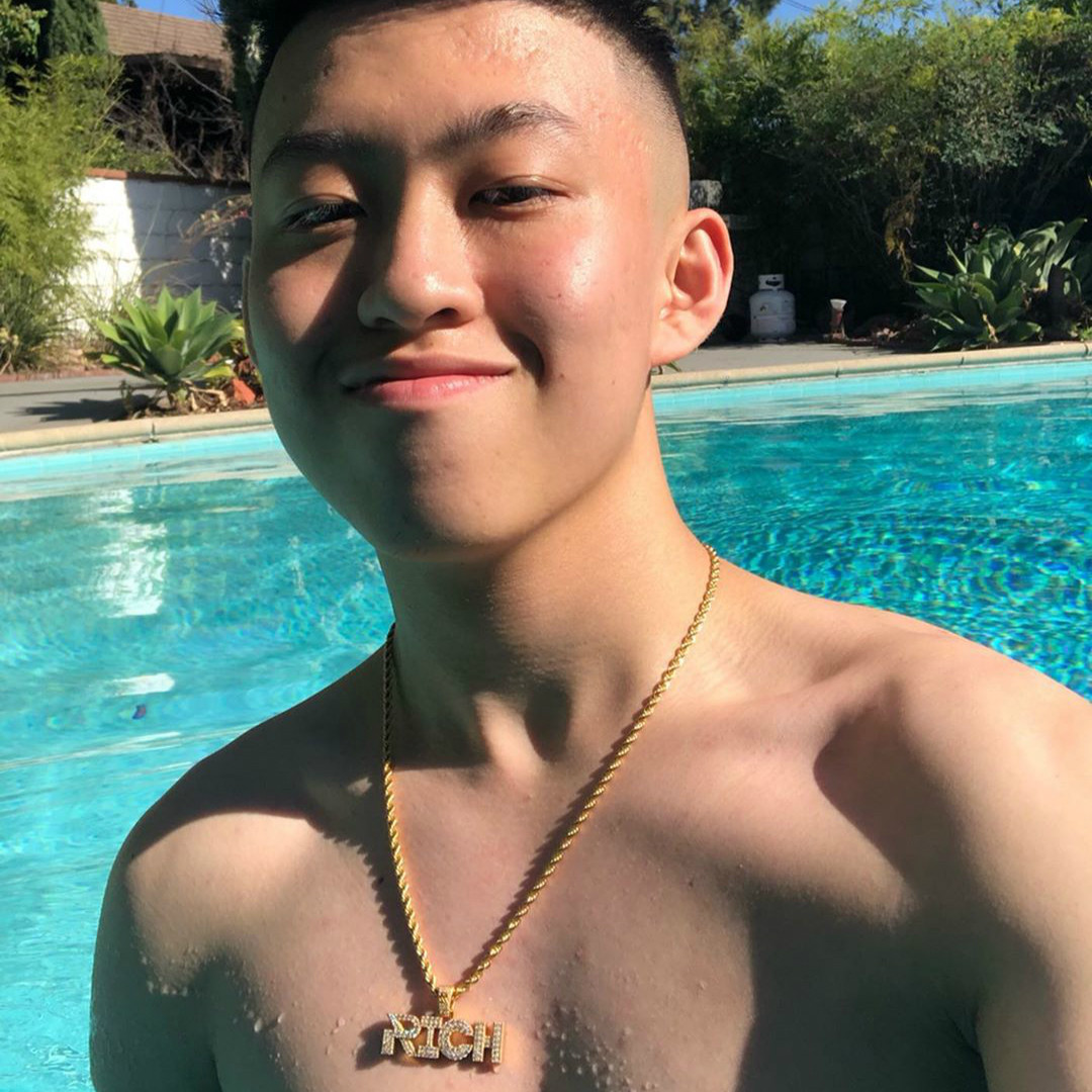 richbrian七哥同款满钻RICH项链