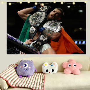 康纳·麦格雷星篮网背景布海报墙布装饰出租房床头挂毯挂布