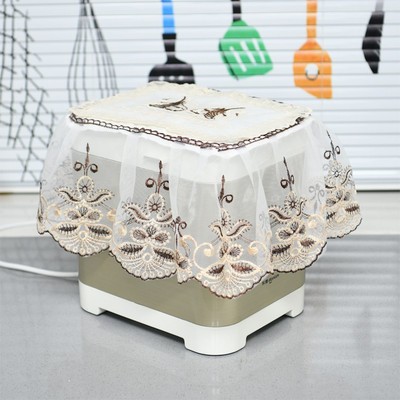 家用方形面包机蕾丝防尘罩