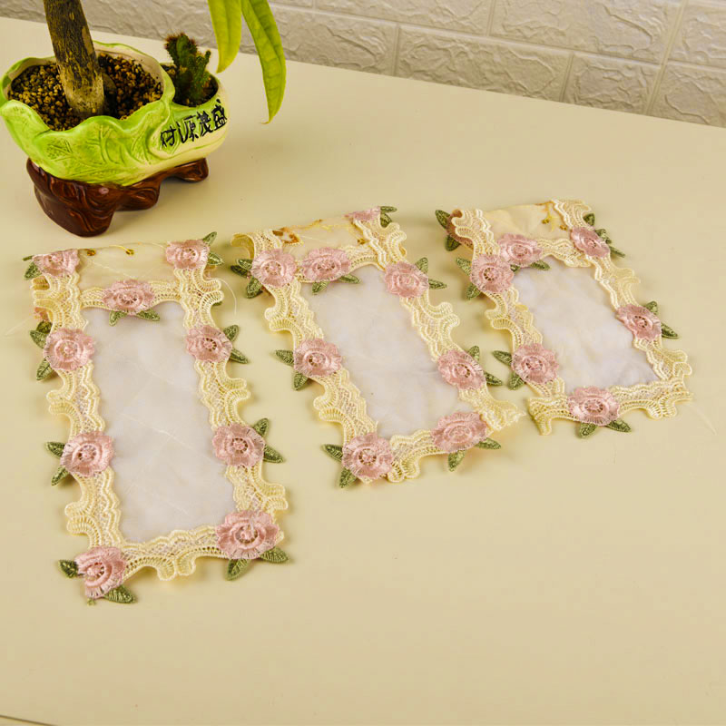 欧式可爱电视机保护套机顶盒透明通用防摔防尘布艺遥控器套子包邮