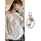 RecoPan魔女 原创设计珍珠猫咪时髦创意多功能挂件项链包包挂饰