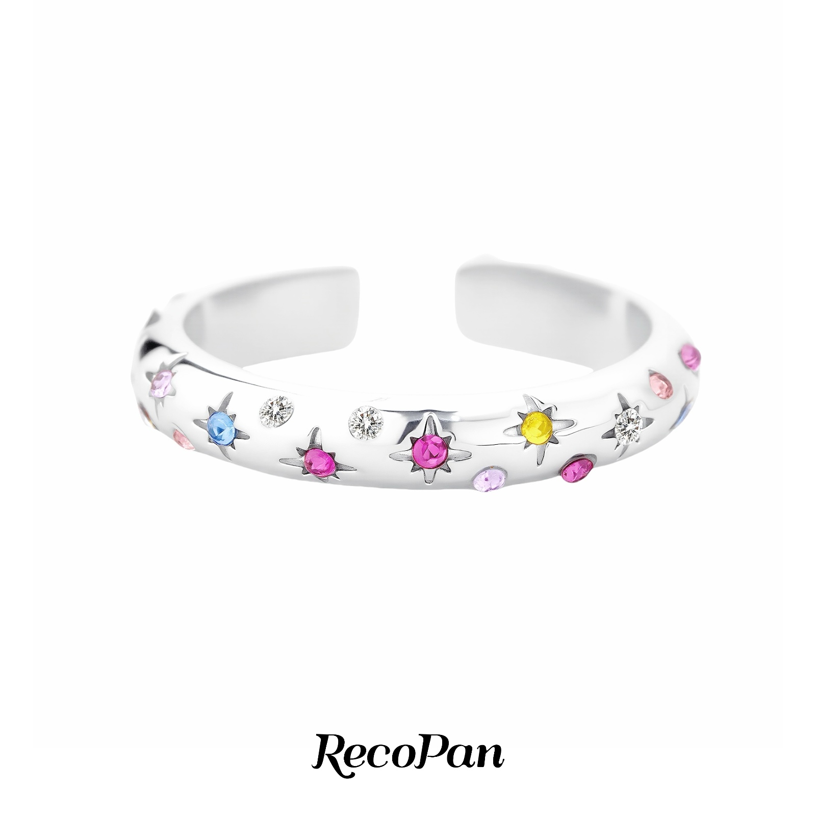 尊嘟很梦幻！彩色水钻戒指