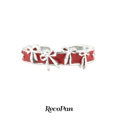 明星同款原创红丝绒幸运戒指