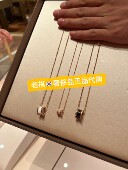 包邮 祺掌柜韩国免税店宝格丽B.Zero黑陶瓷项链18k玫瑰金新品 代购