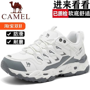 骆驼男鞋户外登山徒步鞋冬季女鞋防滑防水旅游鞋旅游休闲运动鞋女