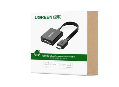 绿联40248hdmivga线带音频转换器