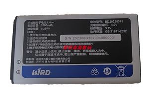 BIRD波导F3 F3A F2-4G BD202305F1电池电板2500毫安老人手机定制