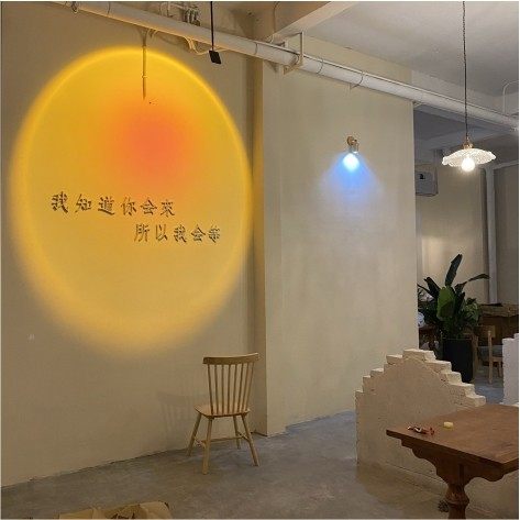 餐厅奶茶店木质立体墙贴定制