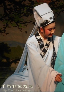 小生衣褶子穷书生巡按斩父越剧奉汤京剧屠夫状元小生衣服戏曲服装