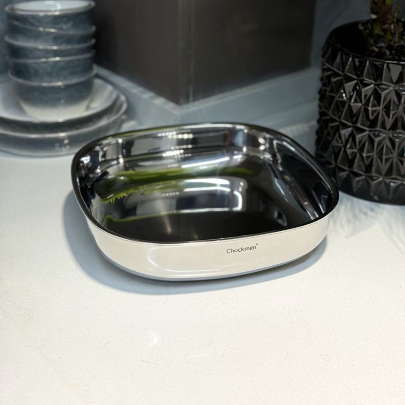 304不锈钢方形盘创意个性