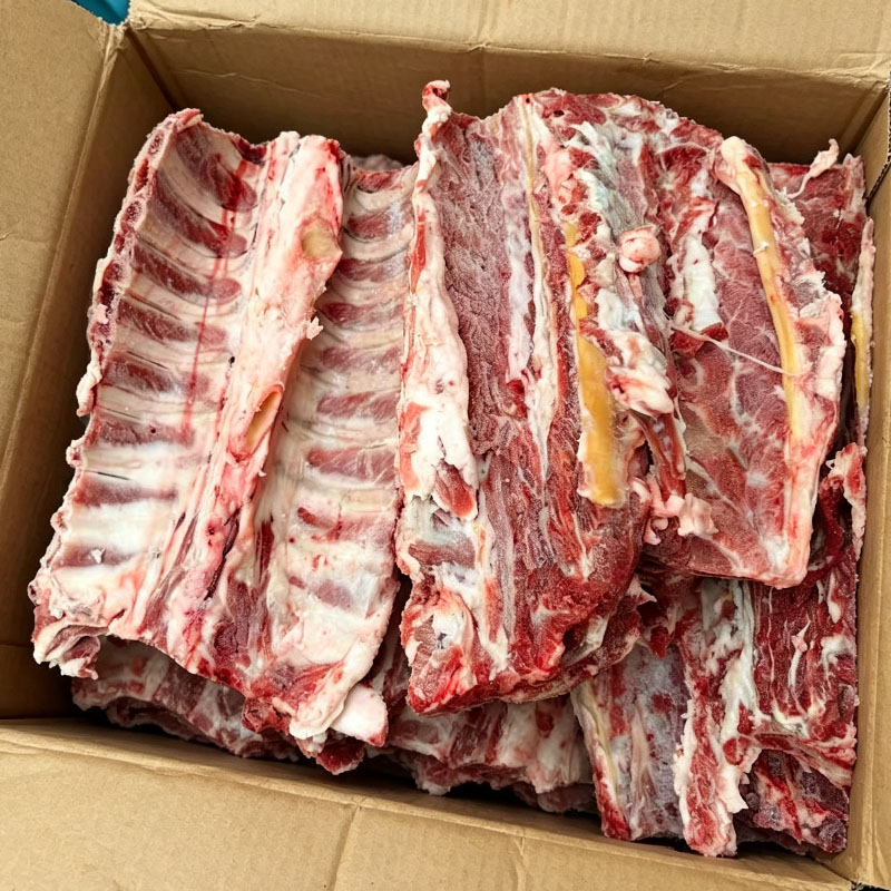 澳洲2309厂羊脊骨羊蝎子羊背骨羊龙骨冷冻熬汤火锅酒店羊肉馆商用