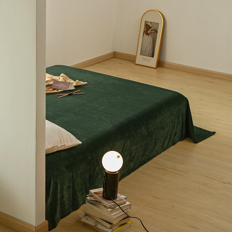 天鹅绒保暖床单单件冬季珊瑚绒法兰绒毛毯单人加绒加厚牛奶绒被单,床上用品,床单,淘宝优惠券,粉丝福利购,淘宝优惠卷