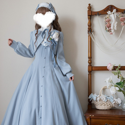 冬日白桦林SP 定金预约 六片裁修身优雅秋冬款原创lolita喵普拉斯