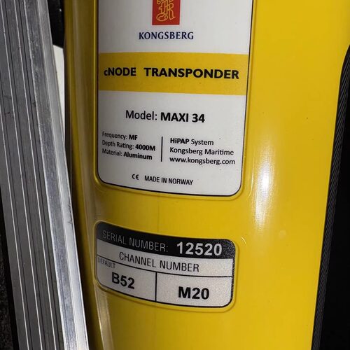 cNODE Maxi Transponder MAXI 34 KONGSBERG 声纳应答器