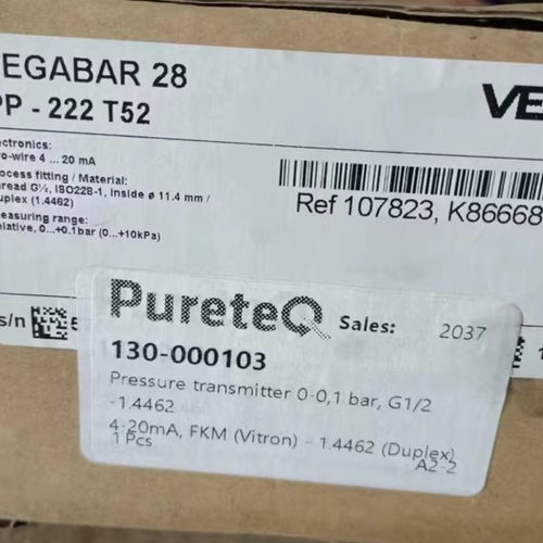 VEGA威格 VAGABAR 28 PP-222 T52 压力变送器