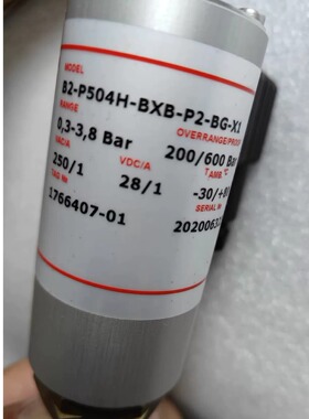 BETAB B12-P504H-BXB-P2-BG-X1 0.3-3.8bar 压力传感器