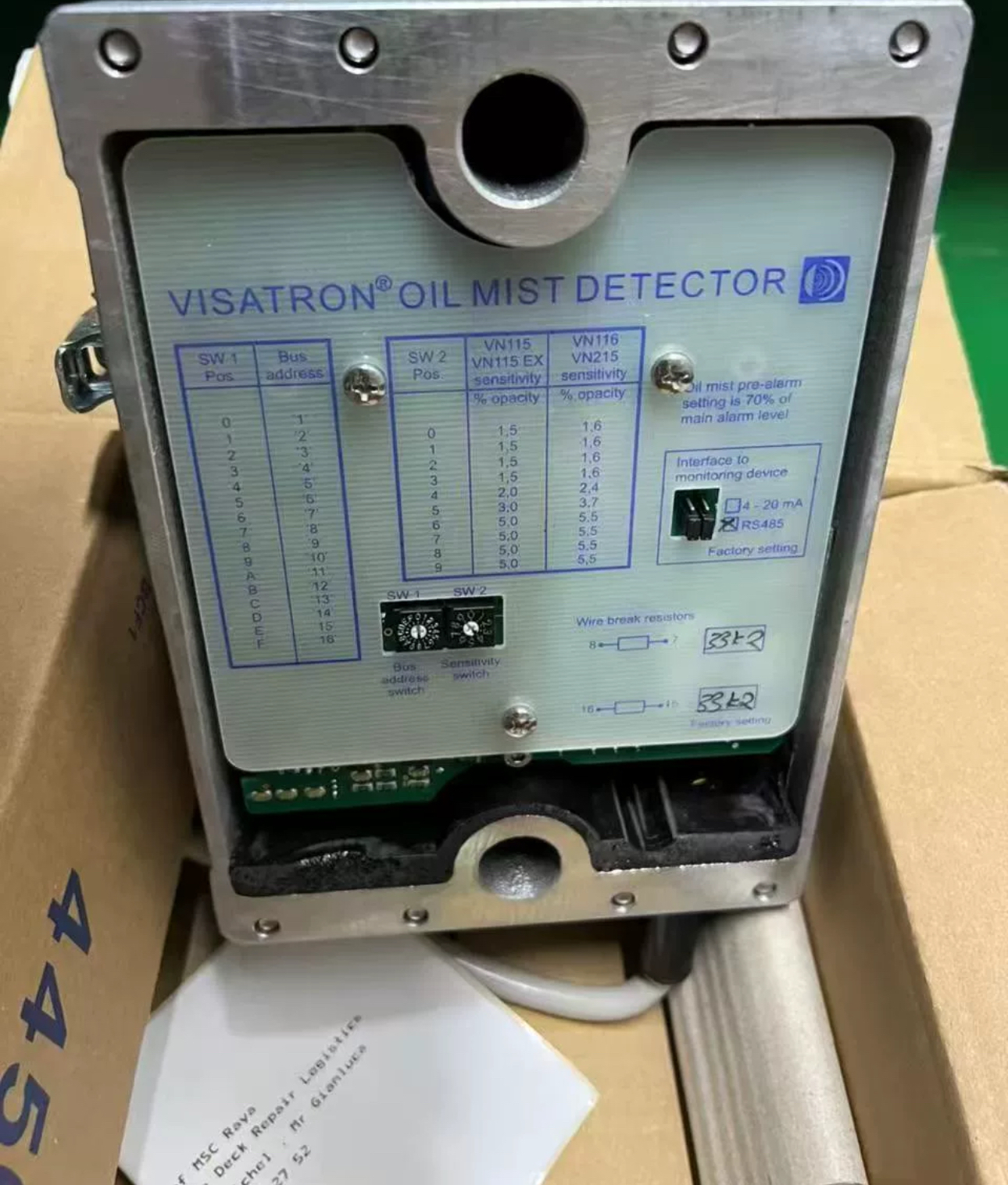 VISATRON VN 115/87 PLUS VN115 油雾探测器