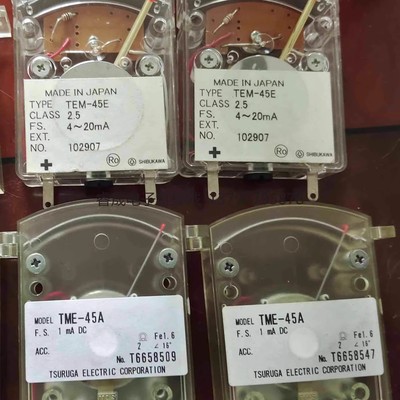 TSURUGA 贺鹤 TME-45A Fs 1mA  4-20mA 阀门开度指示器