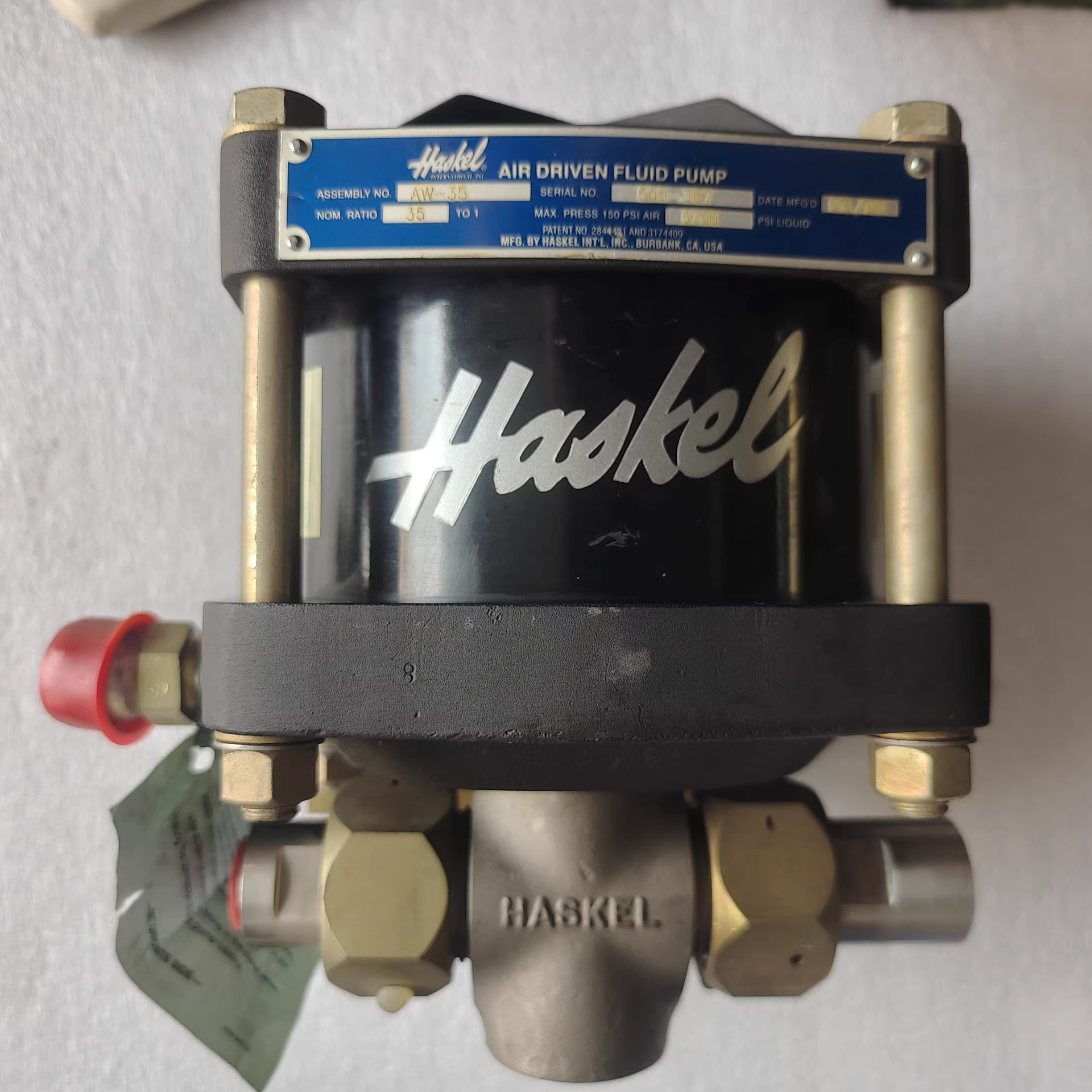 Haskel 增压泵 AW-35 美国原装进口