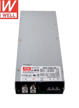 RSP-2000-48 PFC功能2016W/42A/48V MEANWELL明纬 开关电源