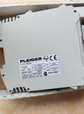 PLEIGER 普莱格 IO 8/8/4 遥控阀控制模块 9341100300