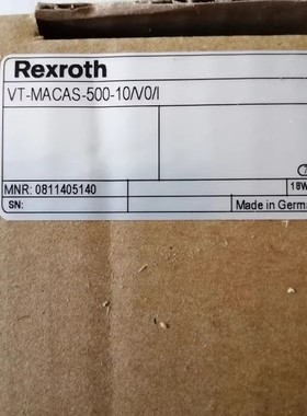 Rexroth 力士乐 VT-MACAS-500-10/V0/I 0811405140 放大器