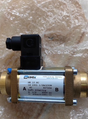 考克斯coax电磁阀 MK 10 NC 订货号 507258