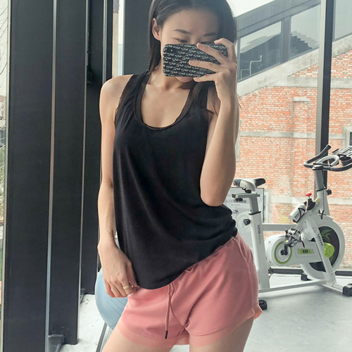 morningsuper运动女无袖短裤