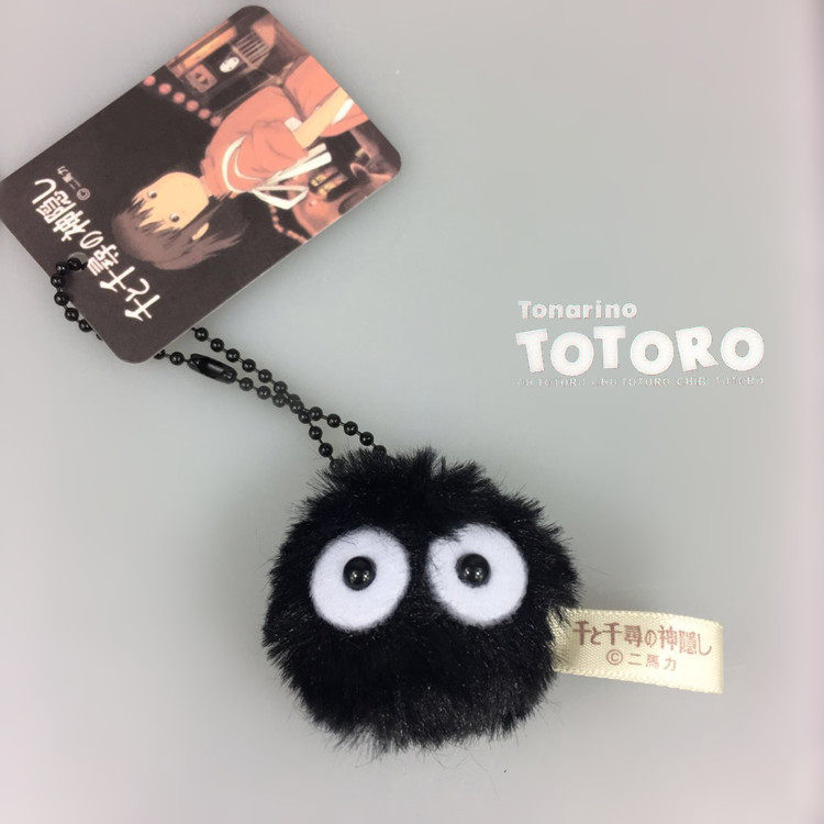 宫崎骏龙猫千与千寻 totoro小挂件 毛绒黑炭煤球灰尘精灵公仔|ruв категории Аксессуары, сумки и обувь/аксессуары для ремня, пакет аксессуаров, пакет кулон - от Buy2taobao.com для оказания профессиональной услуги покупки агента Taobao