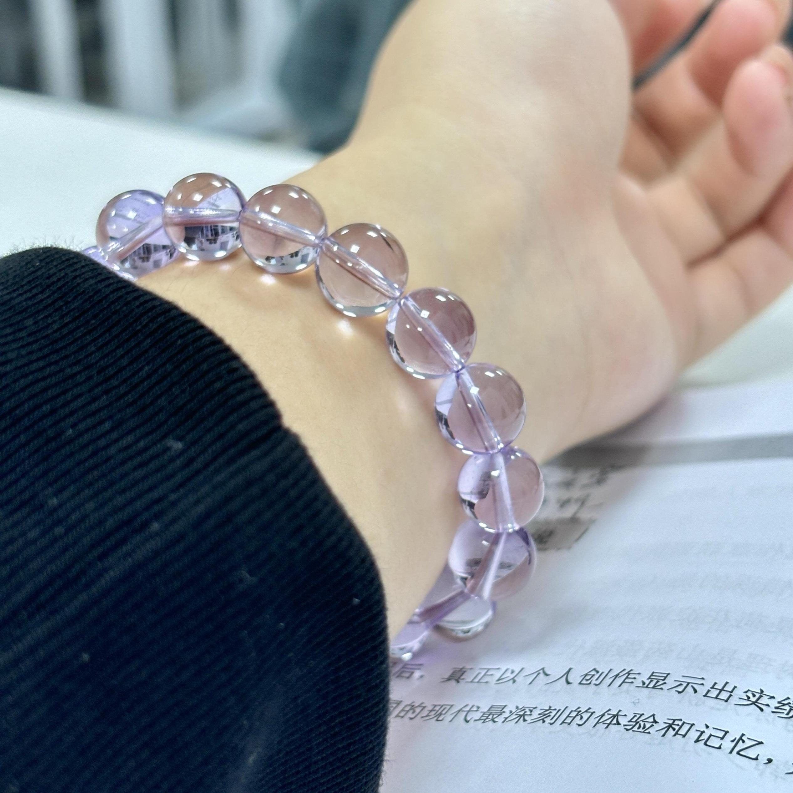 7A级天然玻利维亚紫水晶单圈手串素珠原创转运百搭显白饰品手链女,饰品/流行首饰/时尚饰品新,手饰/手串,淘宝优惠券,粉丝福利购,淘宝优惠卷