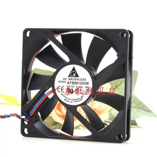 原装Delta/台达AFB0812VHB 8015 0.30A 12V CPU双滚珠散热风扇8cm