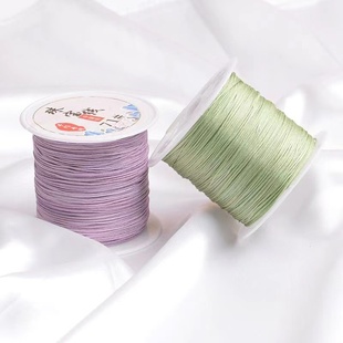 71号玉线diy手工编织线材料吊坠红绳编织项链细0.4mm手串绳无弹力