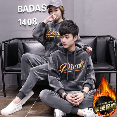 金丝绒面料加绒保暖诗芬宝男女皆可穿