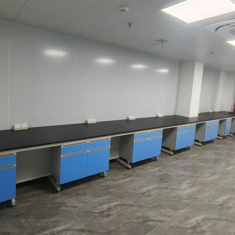 钢木实验台实验室工作台化学实验桌子试验台化验室操作台全钢边台