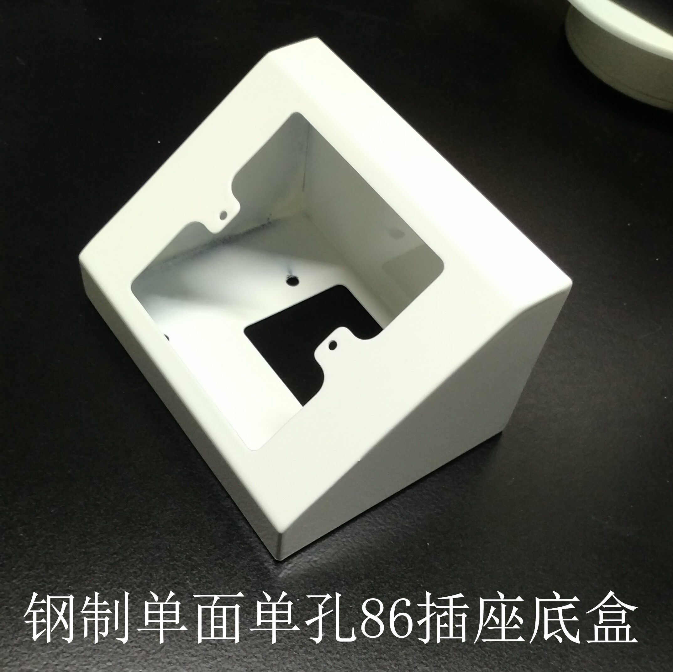 实验台插座实验室插座电源盒斜面插座盒岛式三角插座底盒多孔插座
