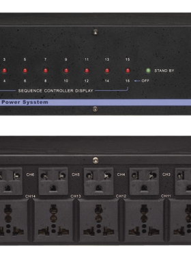 工程 电源时序器 16路电源时序器 电源管理器 30A SR-3016