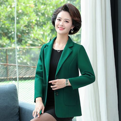 外套中年女士洋气短款小西服