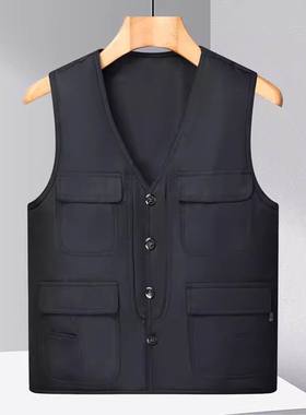 m18春季2024中老年人男马甲40背心50爸爸装60岁70老爷爷a02坎肩